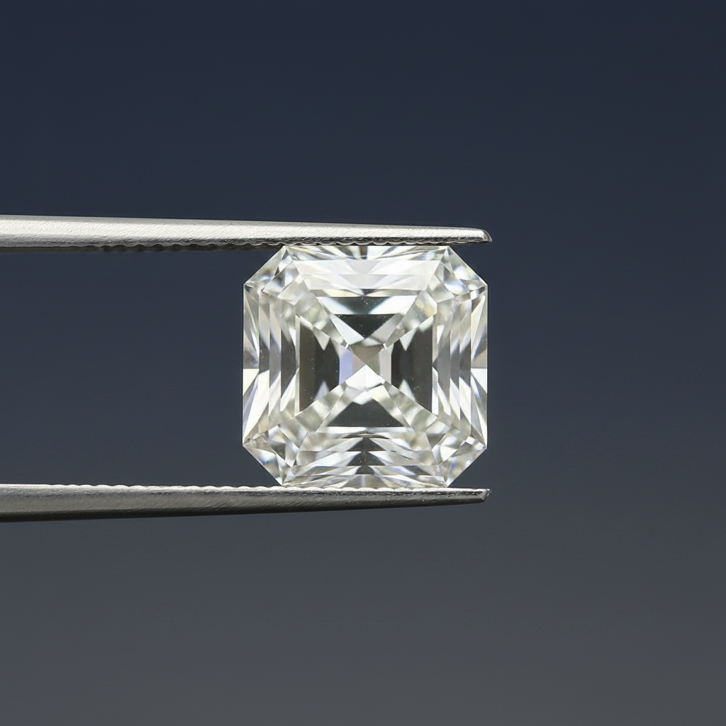 Diament Laboratoryjny Asscher | Kolor D | VVS2 | Certyfikat IGI