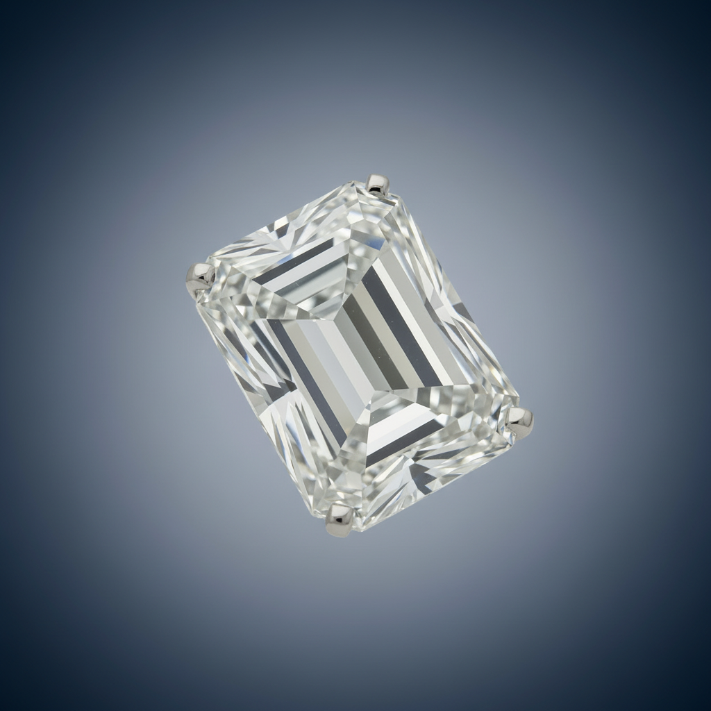 Diament Laboratoryjny Szmaragdowy | Kolor D | VVS2 | Certyfikat IGI