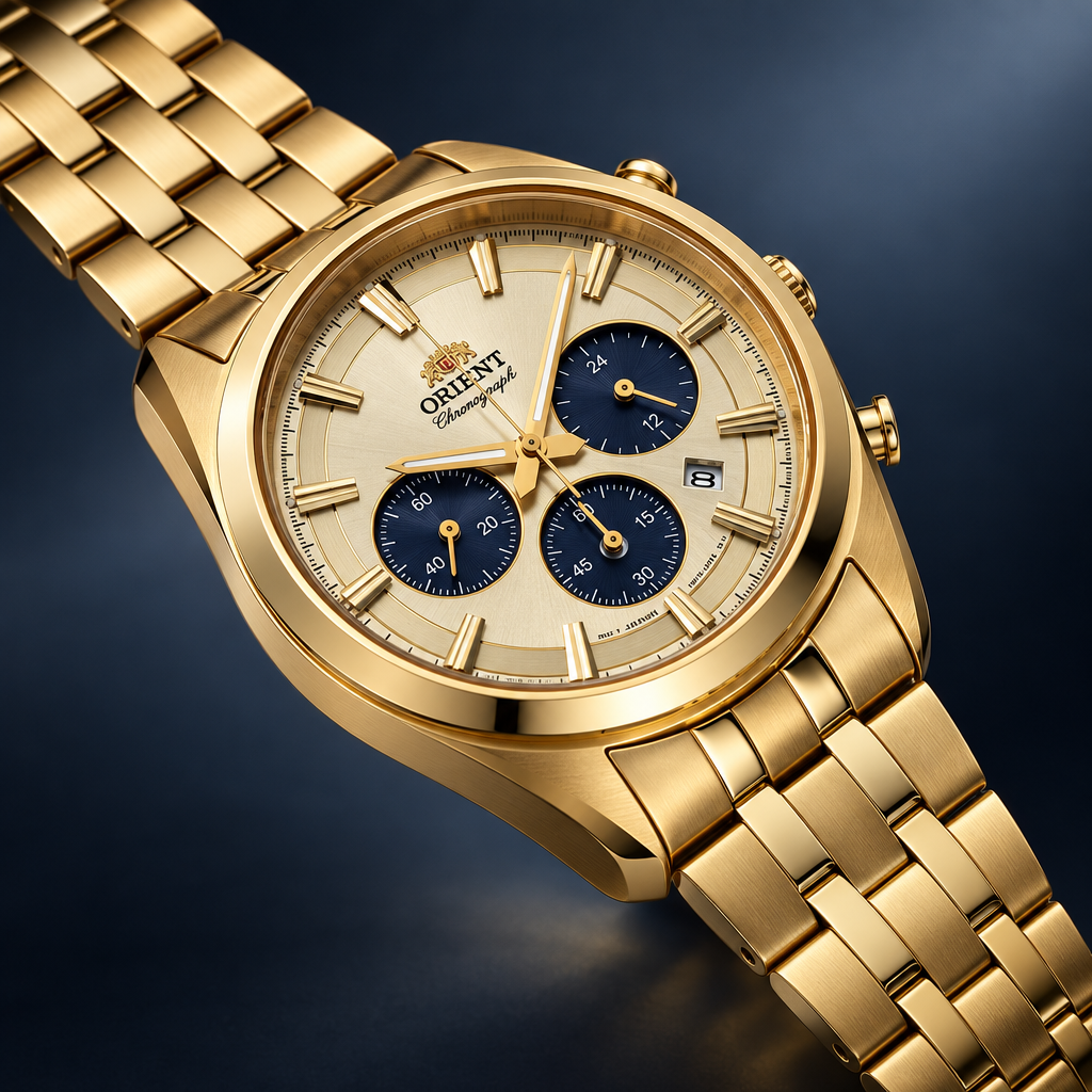 Orient Chronograph Solar - widok ukątowany