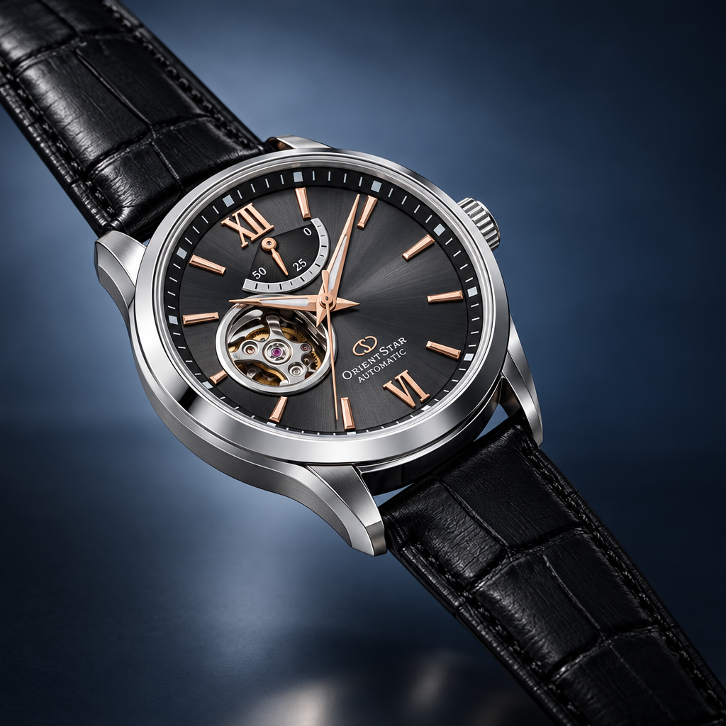 Orient Star Semi-Skeleton - widok ukątowany