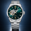 Orient Star Semi-Skeleton Zielony — widok frontalny
