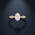 Oval decorativo 10K - frontal