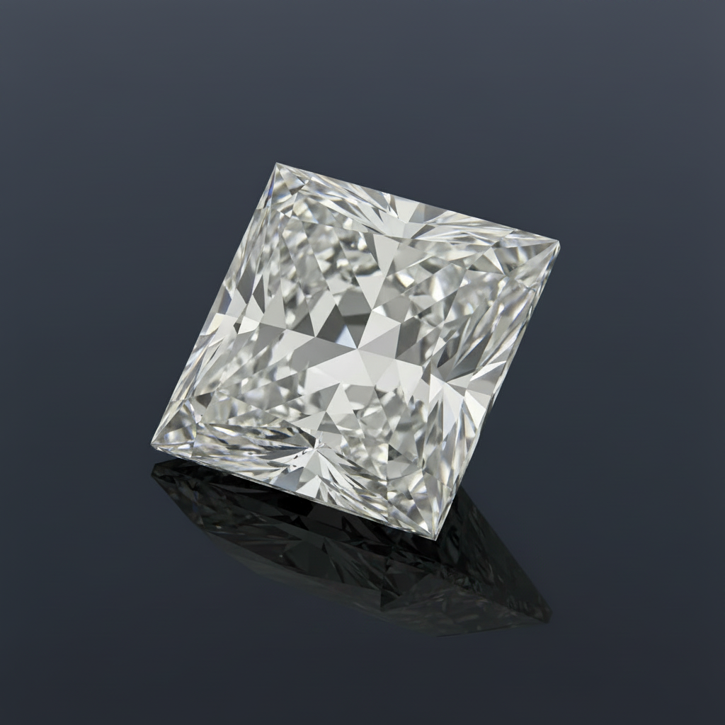 Diament Laboratoryjny Princess | Kolor D | VVS2 | Certyfikat IGI