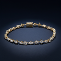 Pulsera tennis 10K - completa